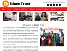 Tablet Screenshot of blazetrust.org